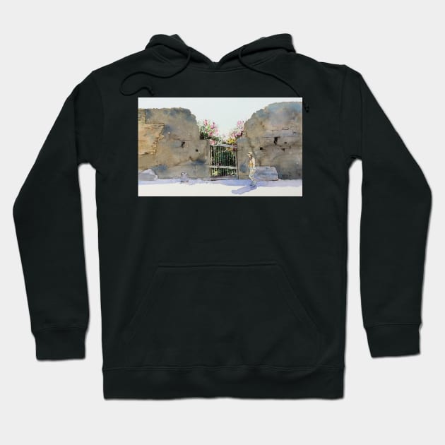 Pompeii - Hidden Garden Hoodie by arlyon